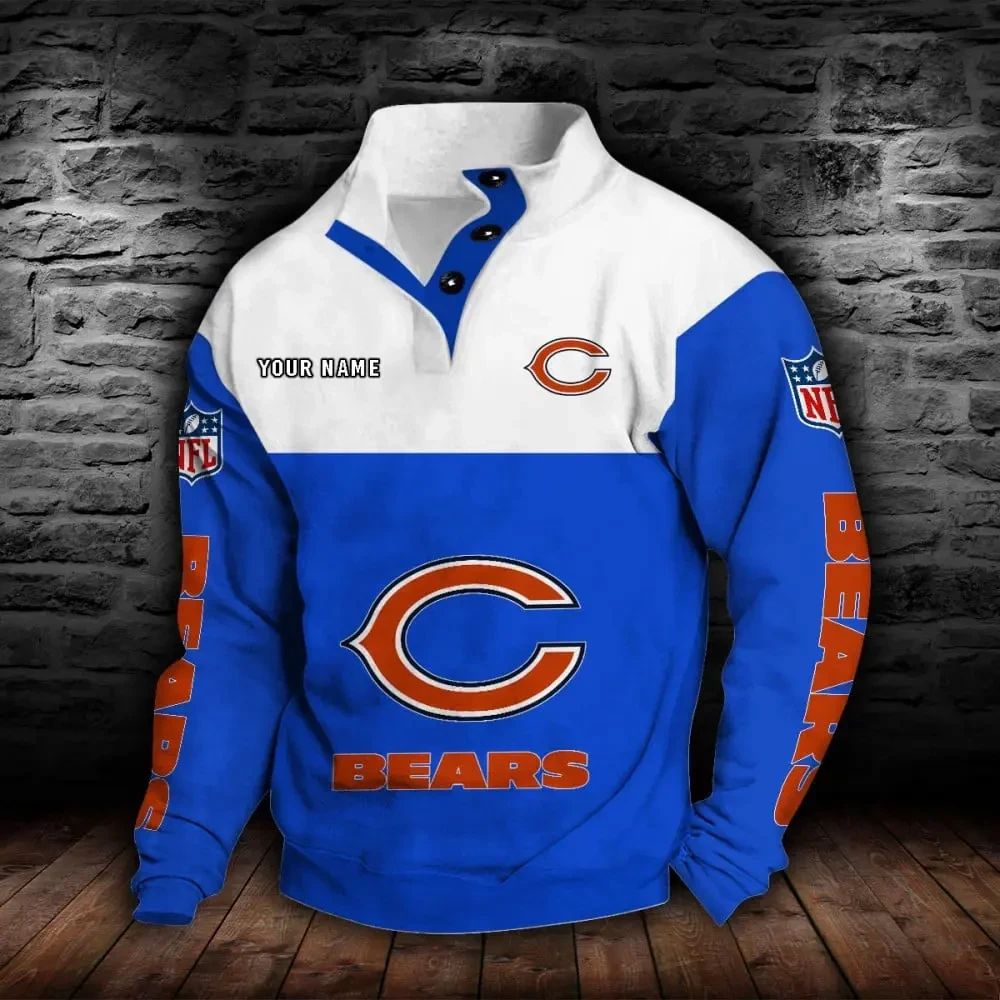 Chicago Bears NFL Sports Sweatshirt Colorful PBX8LR3