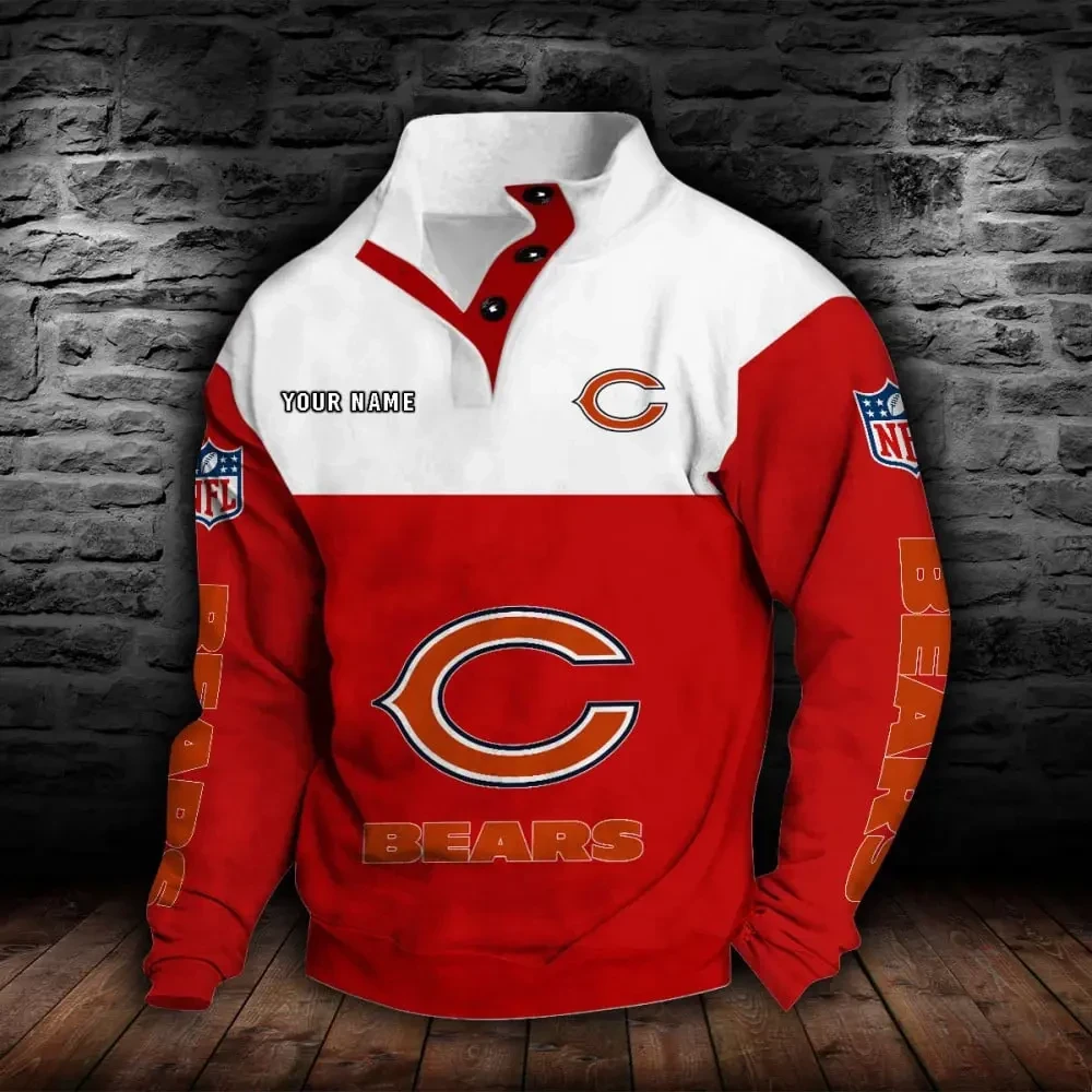 Chicago Bears NFL Sports Sweatshirt Colorful PBX8LR3