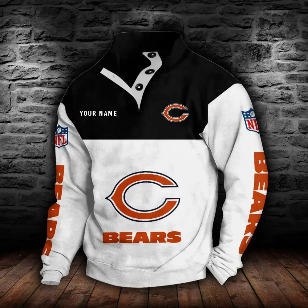 Chicago Bears NFL Sports Sweatshirt Colorful PBX8LR3