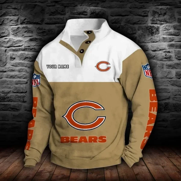 Chicago Bears NFL Sports Sweatshirt Colorful PBX8LR3