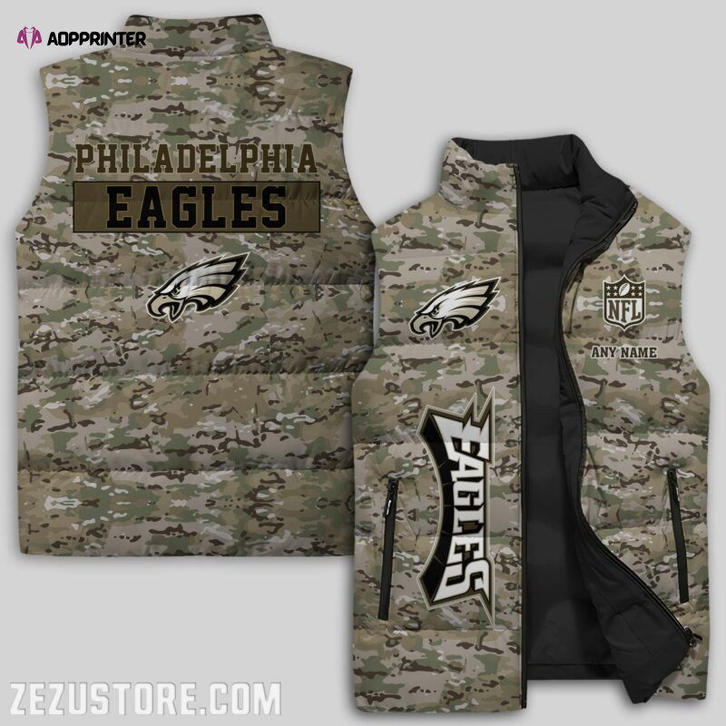 NFL Philadelphia Eagles Damn Right Sleeveless Down Jacket DJ56DF