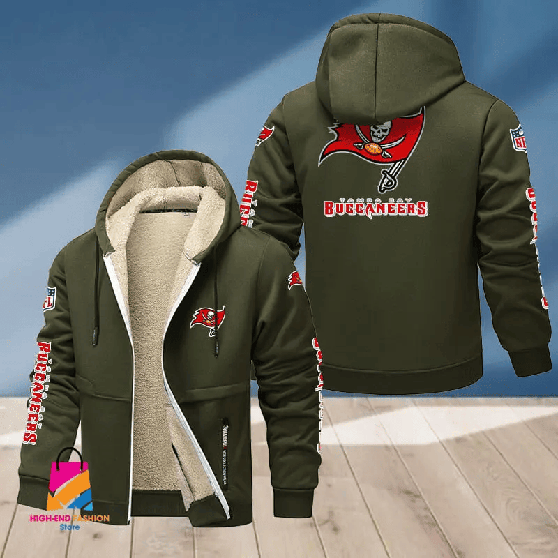 Tampa Bay Buccaneers Multicolor Thickened Zipper Hoodies PB7F19D