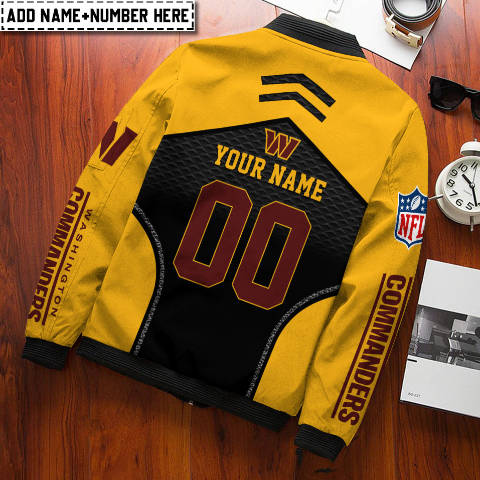 Washington Commanders Personalized Bomber Jacket PB8J2Z8