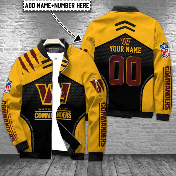 Washington Commanders Personalized Bomber Jacket PB8J2Z8