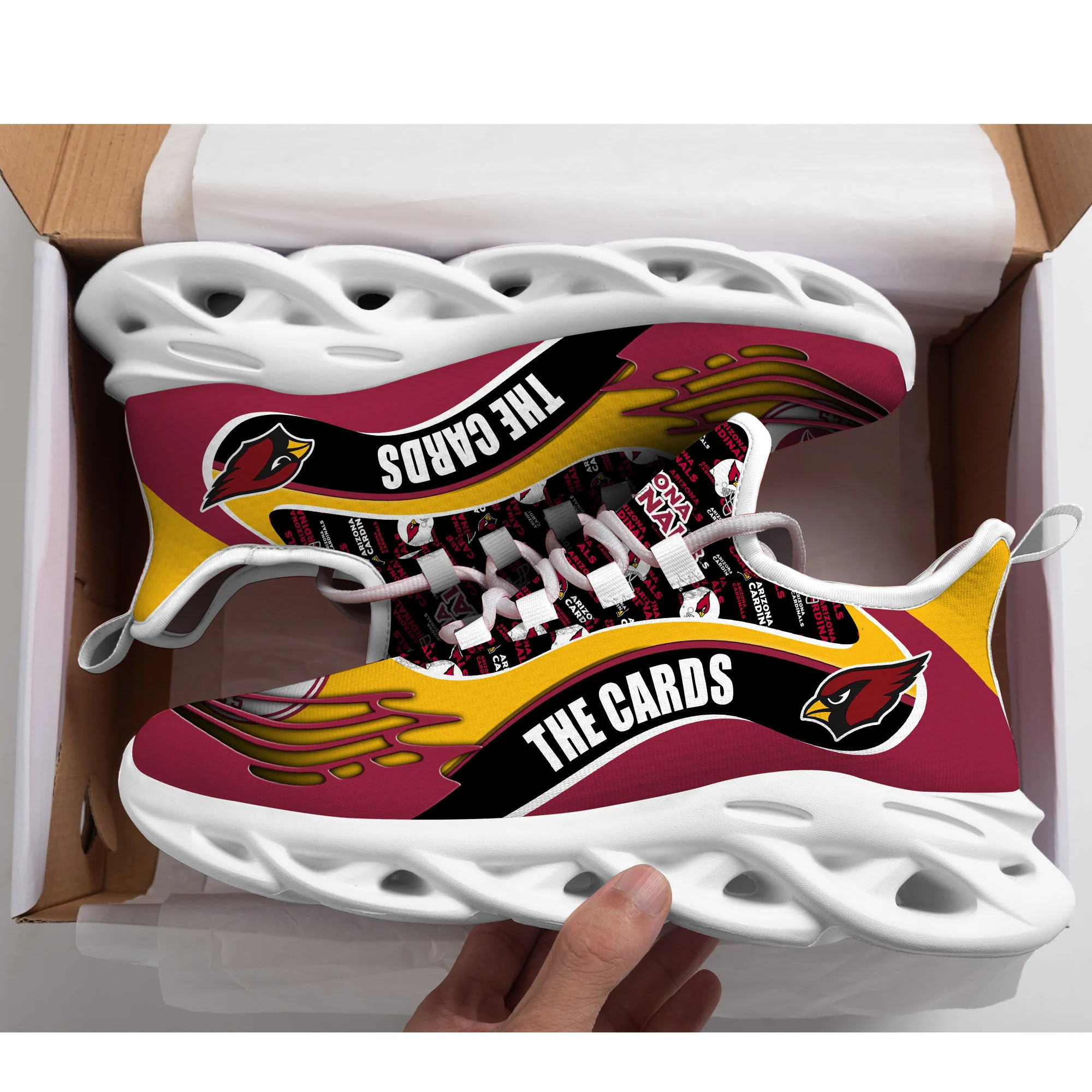 Arizona Cardinals Yezy Running Sneakers BB190