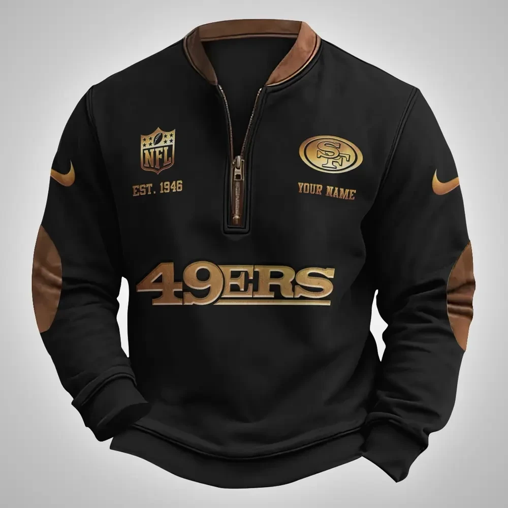 San Francisco 49ers Classic Half Zip Pullover SPTCHZP028