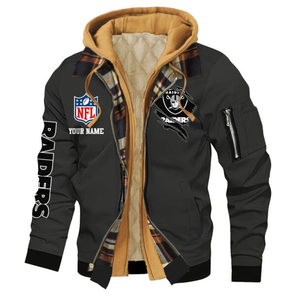 Las Vegas Raiders Jacket Casual Fake Two Piece Design PBO3VP6