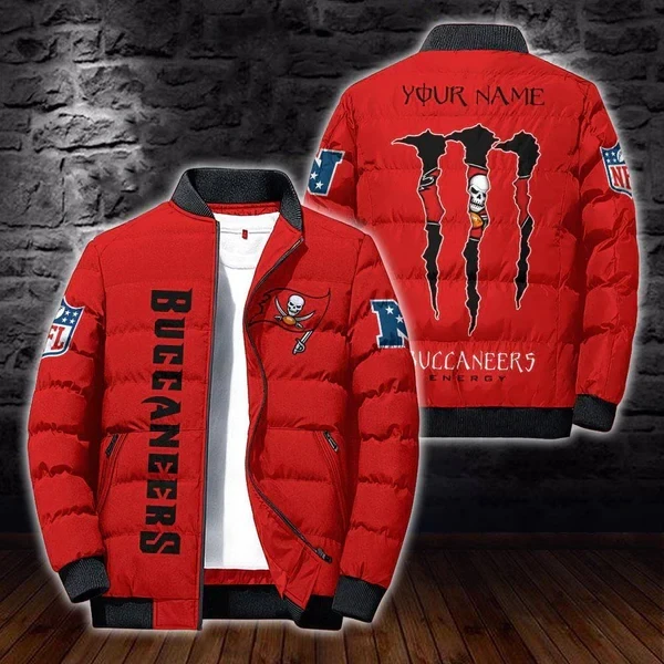 NFL Tampa Bay Buccaneers Puffer Jacket Baby Yoda Custom Jacket JK454A