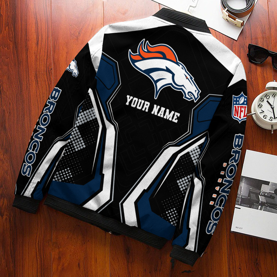 Denver Broncos Personalized Bomber Jacket PB8G5R5
