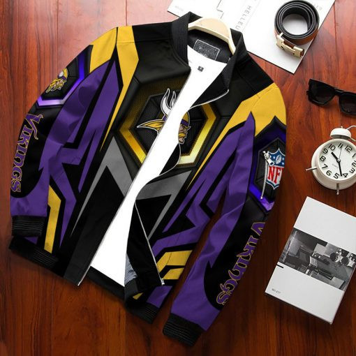 Minnesota Vikings Bomber Jacket PBMOAI8