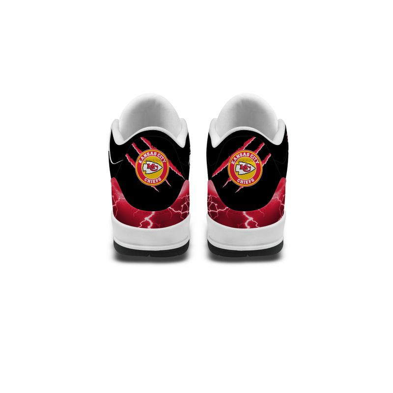 Kansas City Chiefs Basic Leather JD03 Shoes Men and Women PBU4A7G