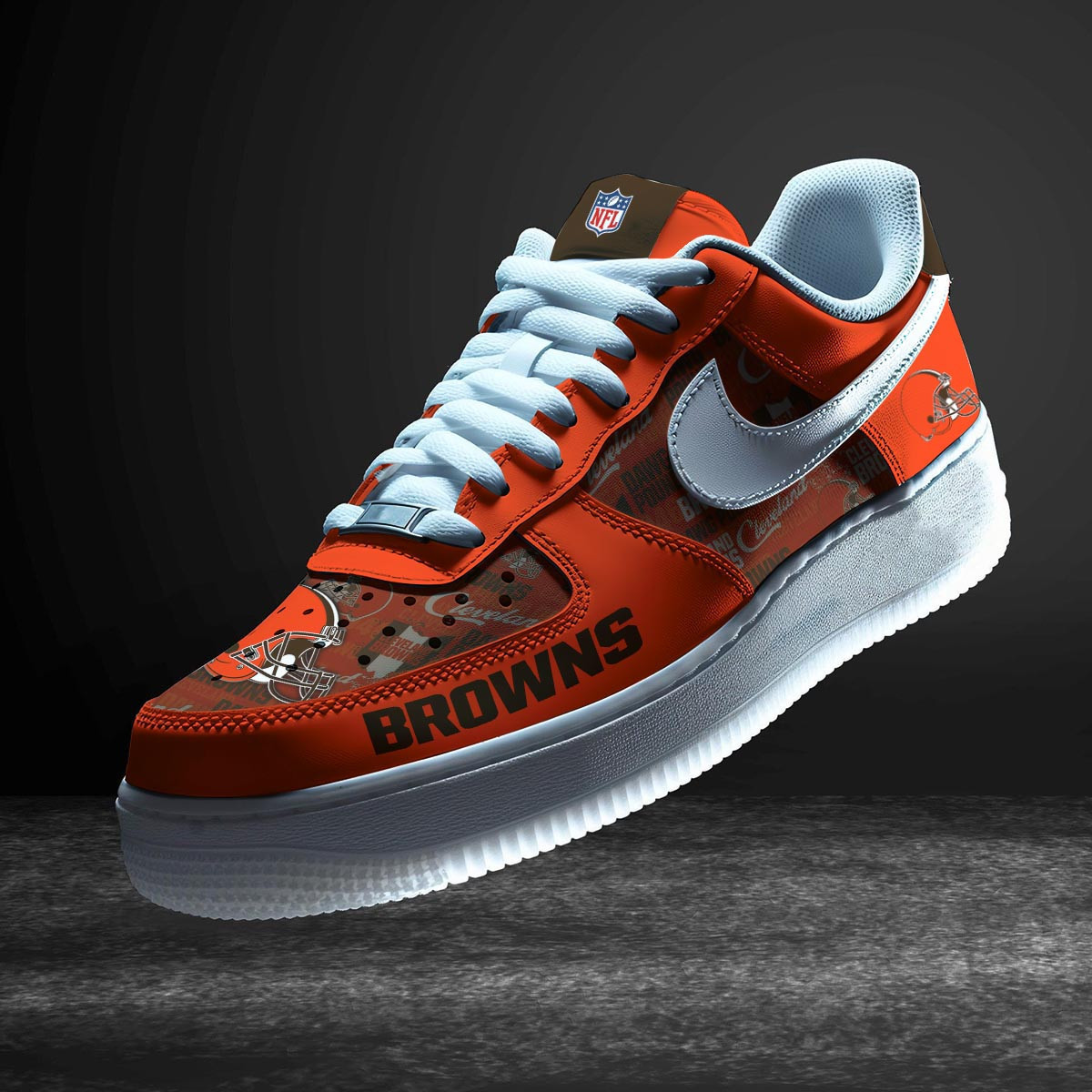 Cleveland Browns | New Collection Trending Air Force 1 Sneakers