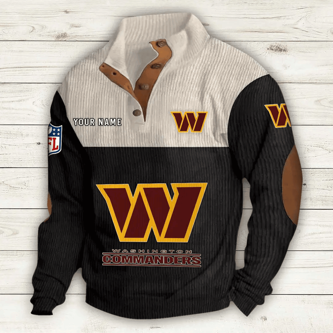 Washington Commanders Double Stand Collar Sport Hoodie PBRL6U6