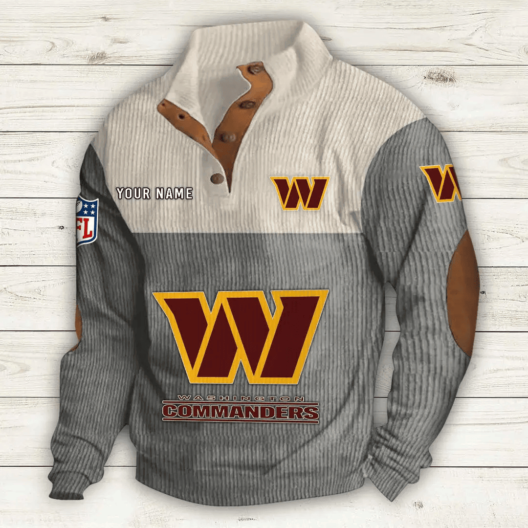 Washington Commanders Double Stand Collar Sport Hoodie PBRL6U6
