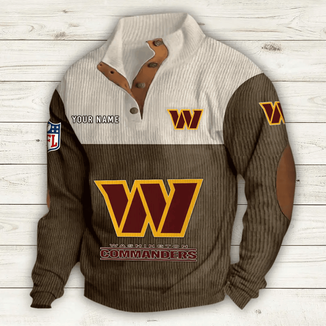 Washington Commanders Double Stand Collar Sport Hoodie PBRL6U6