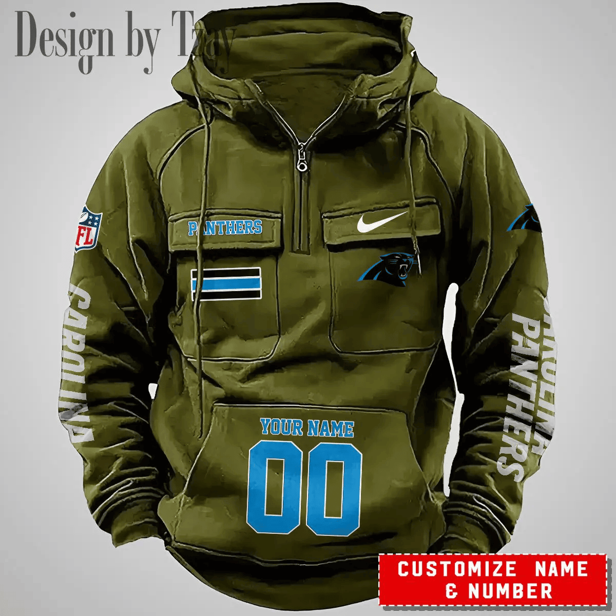 Carolina Panthers Vintage Men Hoodie DV2 PBJ6Y71