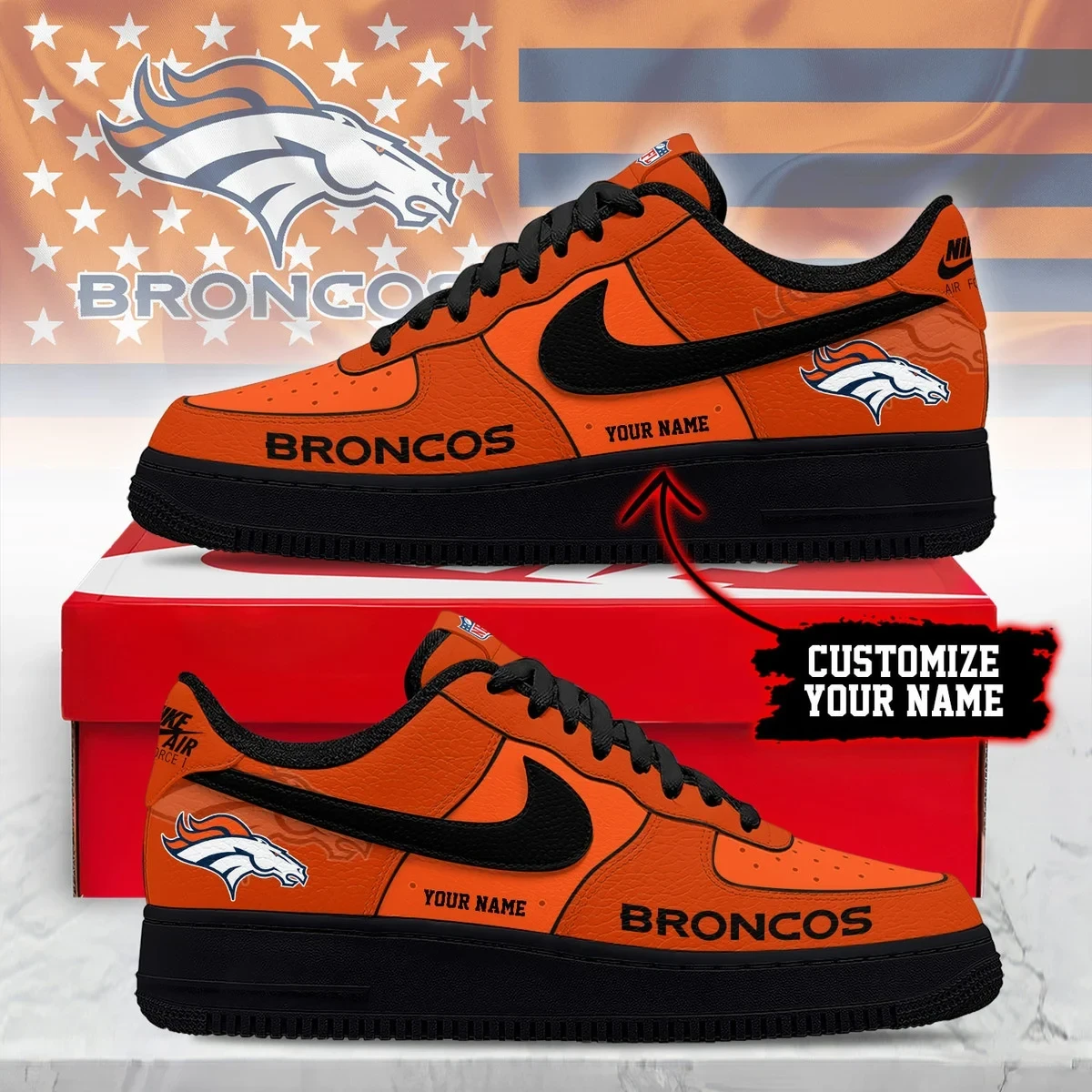 Denver Broncos | Premium AF1 Limited Edition AF019