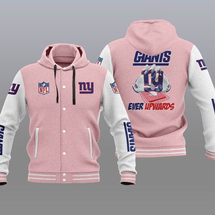 New York Giants Hooded Baseball Jacket PB59RJE