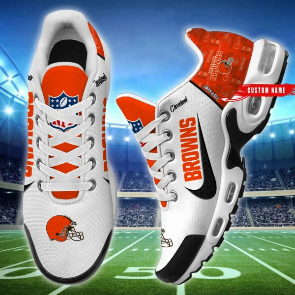 Cleveland Browns Personalized Plus T-N Youth Sneakers PBCHO9D