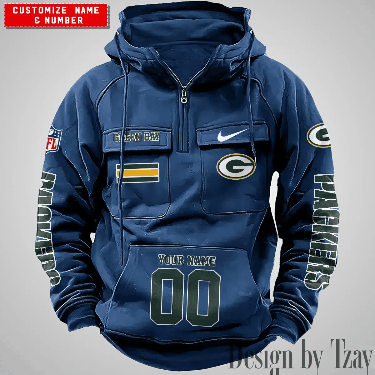 Green Bay Packers Vintage Men Hoodie DV2 PBQ0MTZ