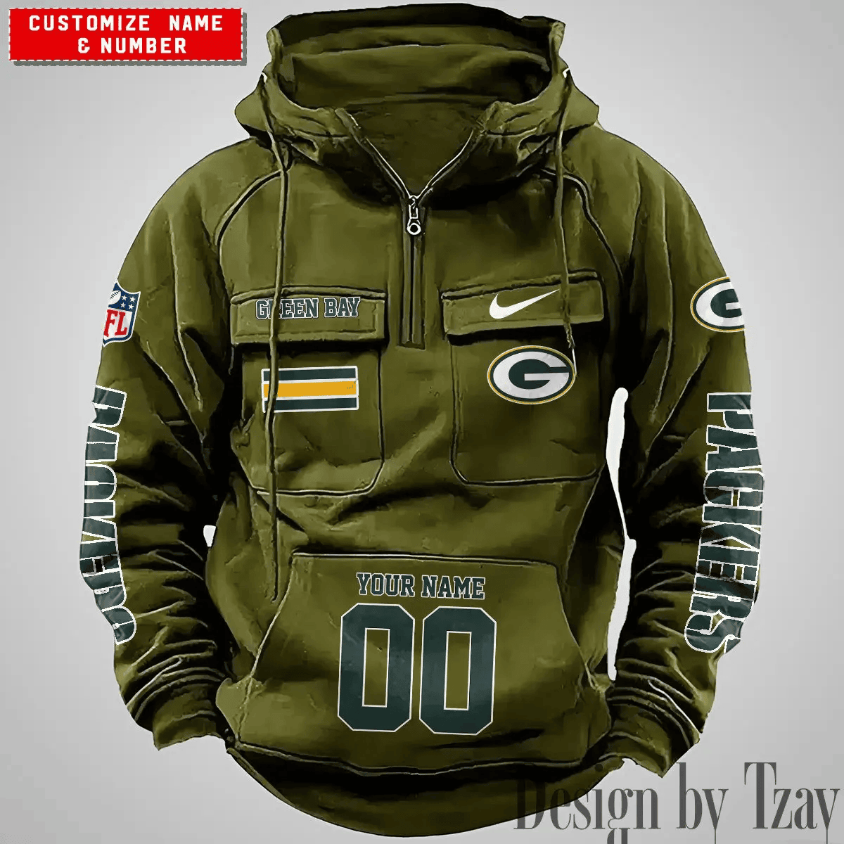 Green Bay Packers Vintage Men Hoodie DV2 PBQ0MTZ