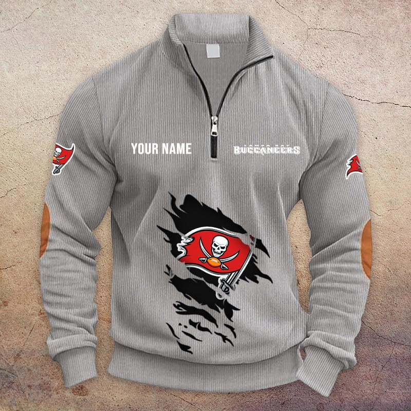 Tampa Bay Buccaneers Half-Zip Hoodie PBB4KRK