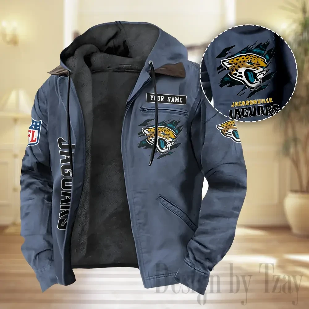 Jacksonville Jaguars Men Classic Badge Fleece-Lined Jacket PB7TPRR