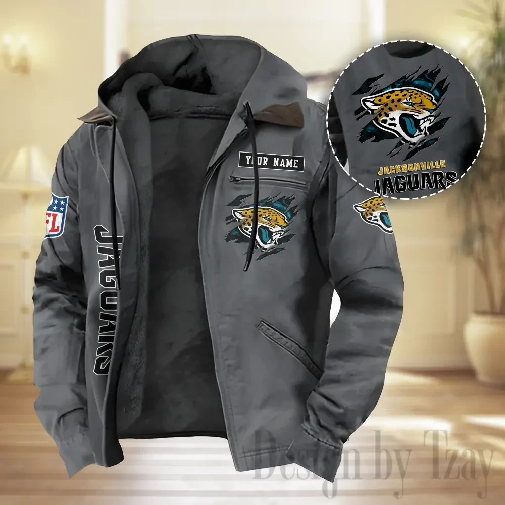 Jacksonville Jaguars Men Classic Badge Fleece-Lined Jacket PB7TPRR