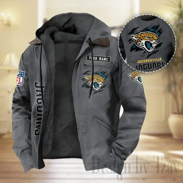 Jacksonville Jaguars Men Classic Badge Fleece-Lined Jacket PB7TPRR
