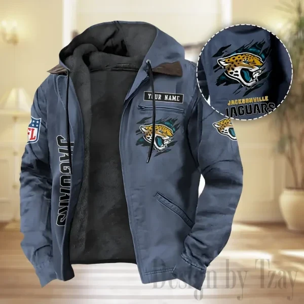 Jacksonville Jaguars Men Classic Badge Fleece-Lined Jacket PB7TPRR