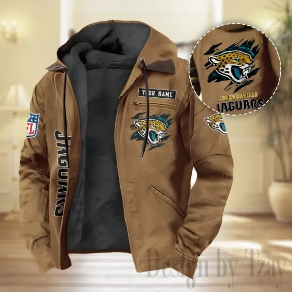 Jacksonville Jaguars Men Classic Badge Fleece-Lined Jacket PB7TPRR