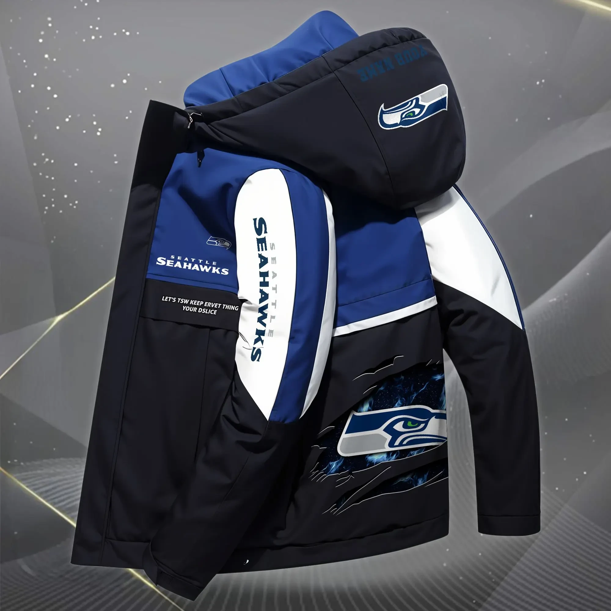Seattle Seahawks Outdoor Windproof Jacket SPTOWPJK062