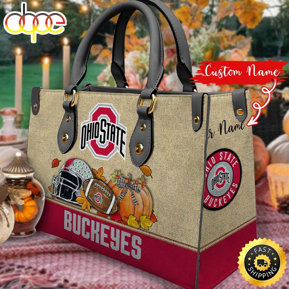 NCAAF Ohio State Buckeyes Women 3D Handbag Nicegift WSH90