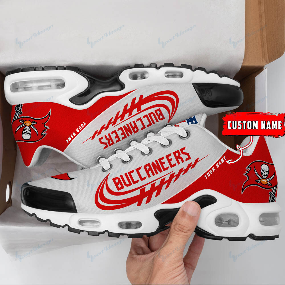 Tampa Bay Buccaneers Personalized Plus T-N Youth Sneakers BG30