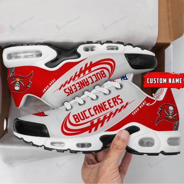 Tampa Bay Buccaneers Personalized Plus T-N Youth Sneakers PBMF500