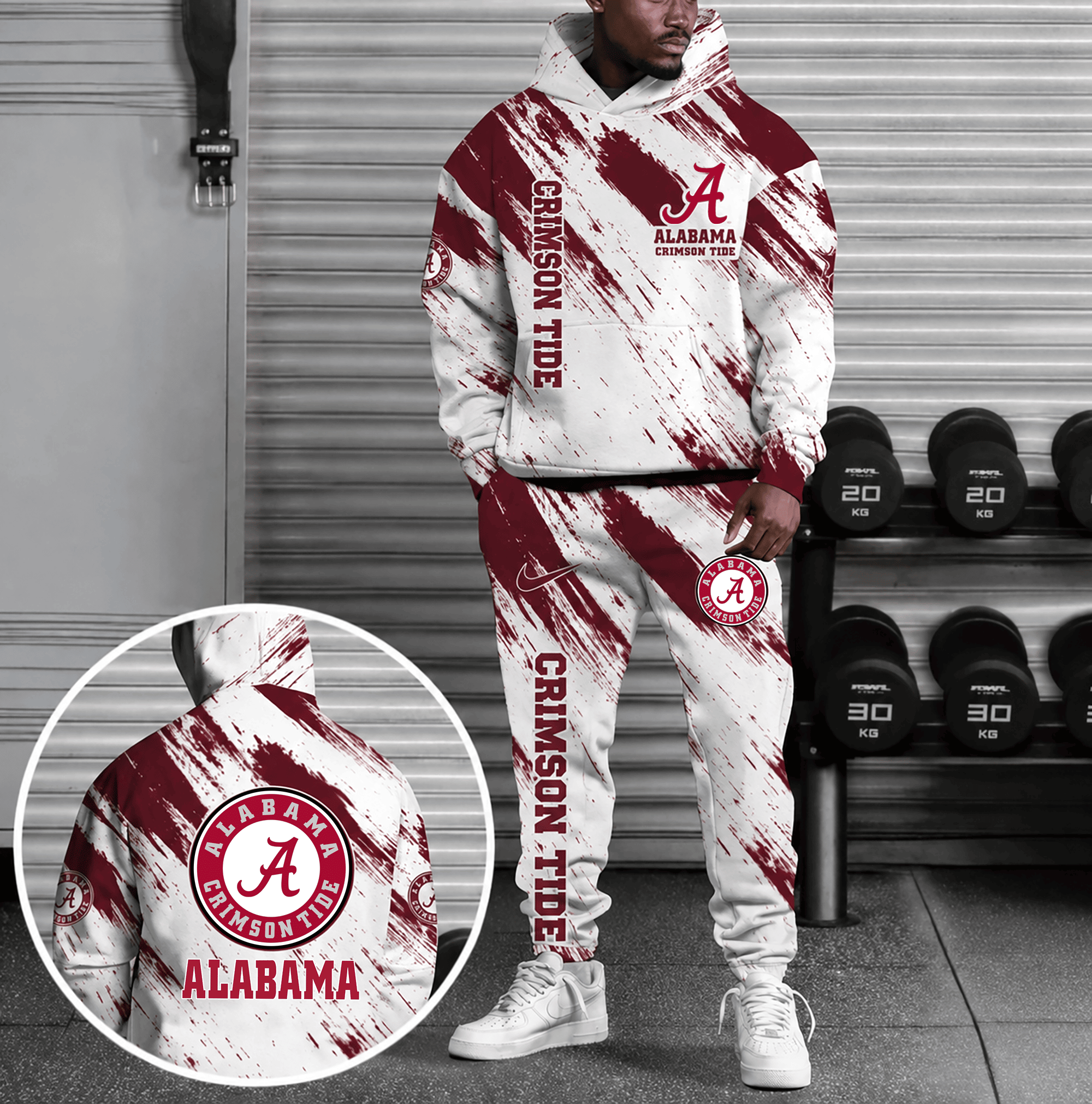 Alabama crimson tide Combo Hoodie And Sweatpants Gift For Fan MG78423