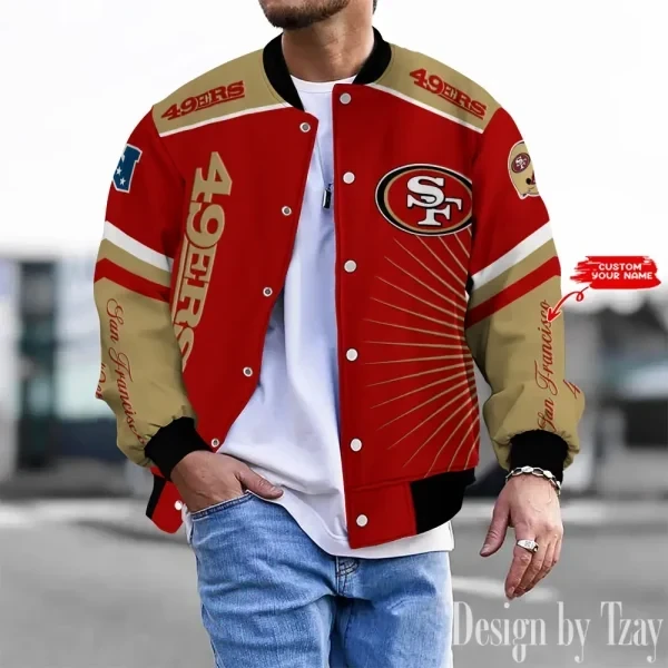 San Francisco 49ers Unisex Exclusive Styles Varsity Jacket PB1VT5I