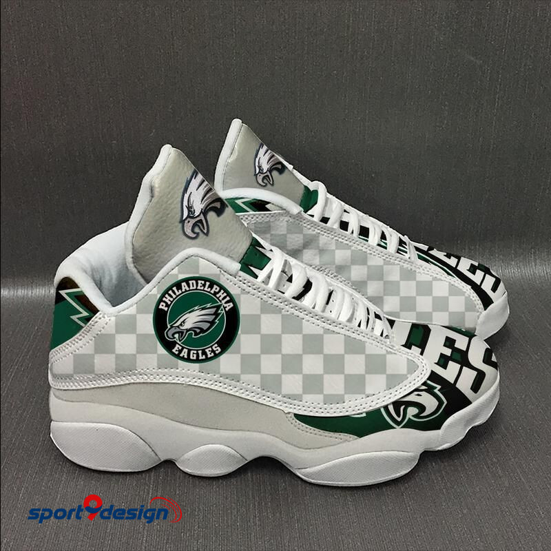 Philadelphia Eagles Air JD13 Sneakers 0125