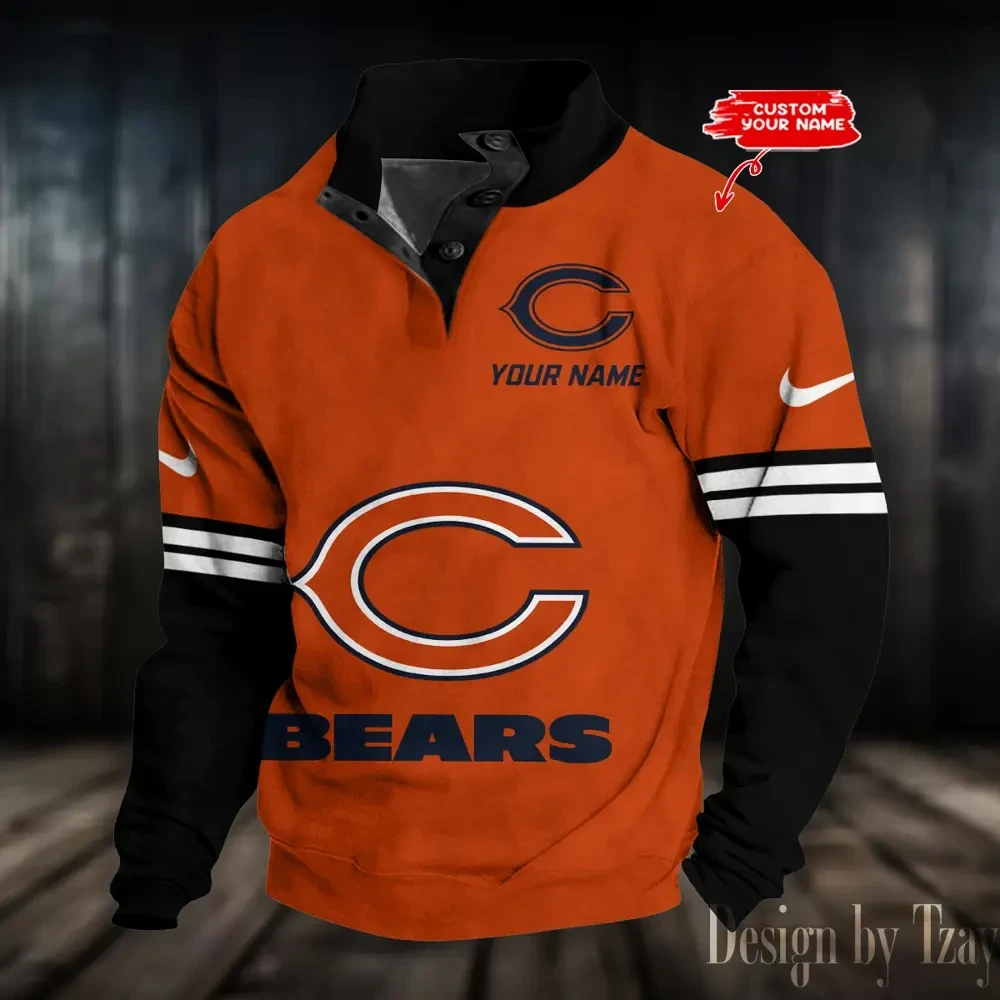 Chicago Bears NFL Sport Print Sweatshirt S9DBSCH673