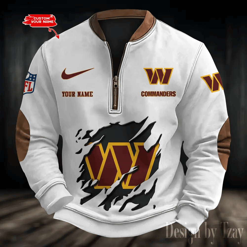 S9MPZNS032-Washington Commanders Print Vintage Sweatshirt