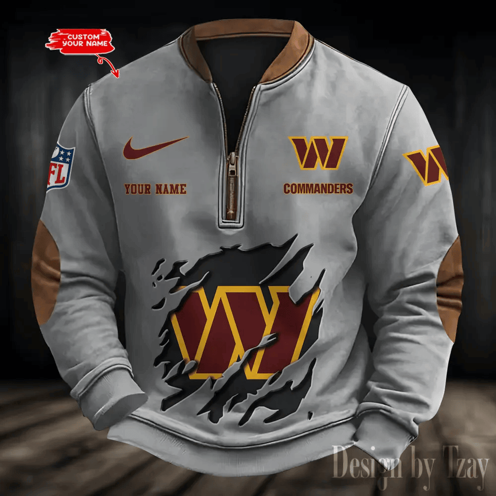 Washington Commanders Print Vintage Sweatshirt PBY1ERP