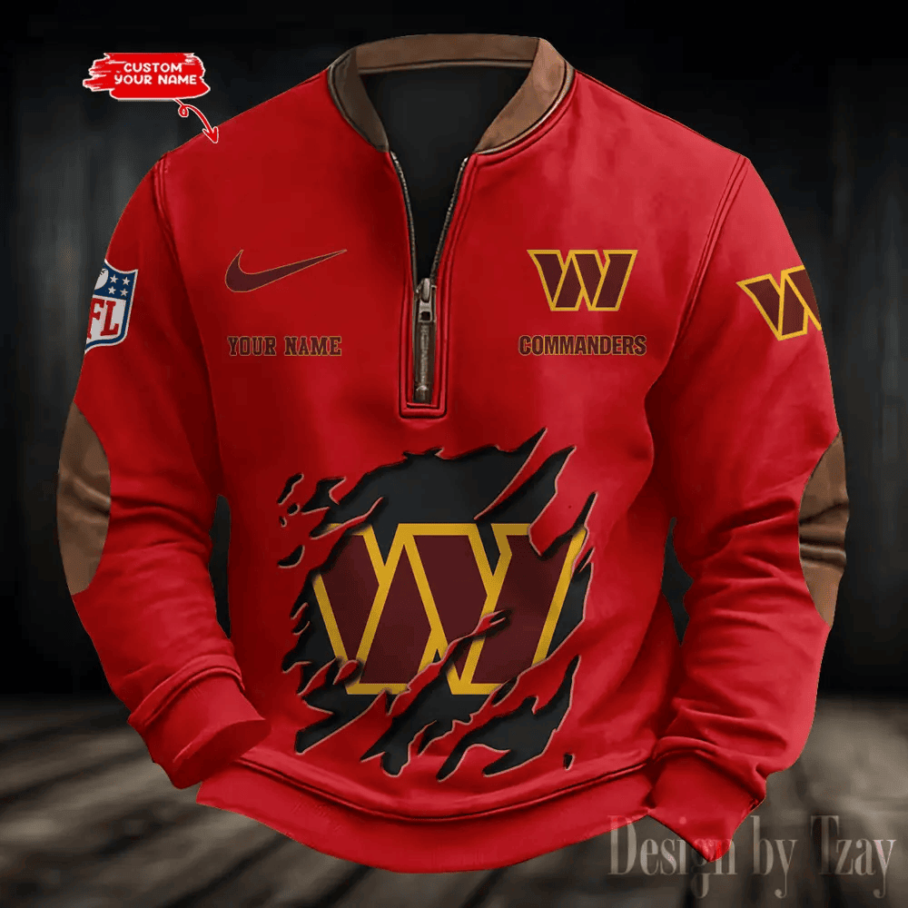 Washington Commanders Print Vintage Sweatshirt PBY1ERP