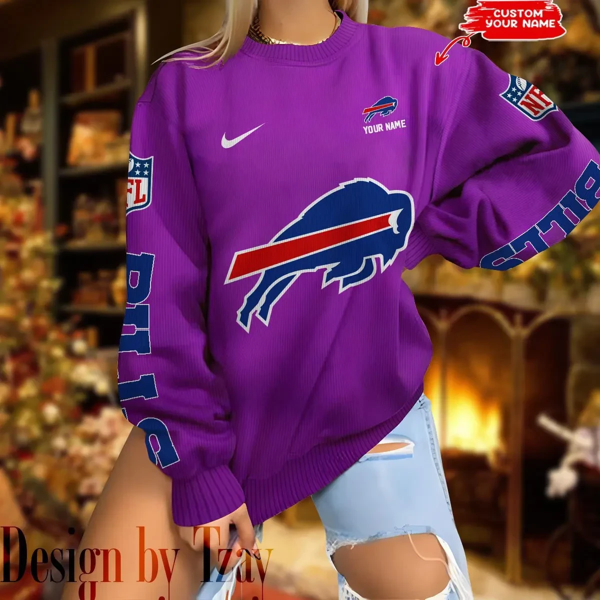 Buffalo Bills New Woolen Sweater PBOAVB5