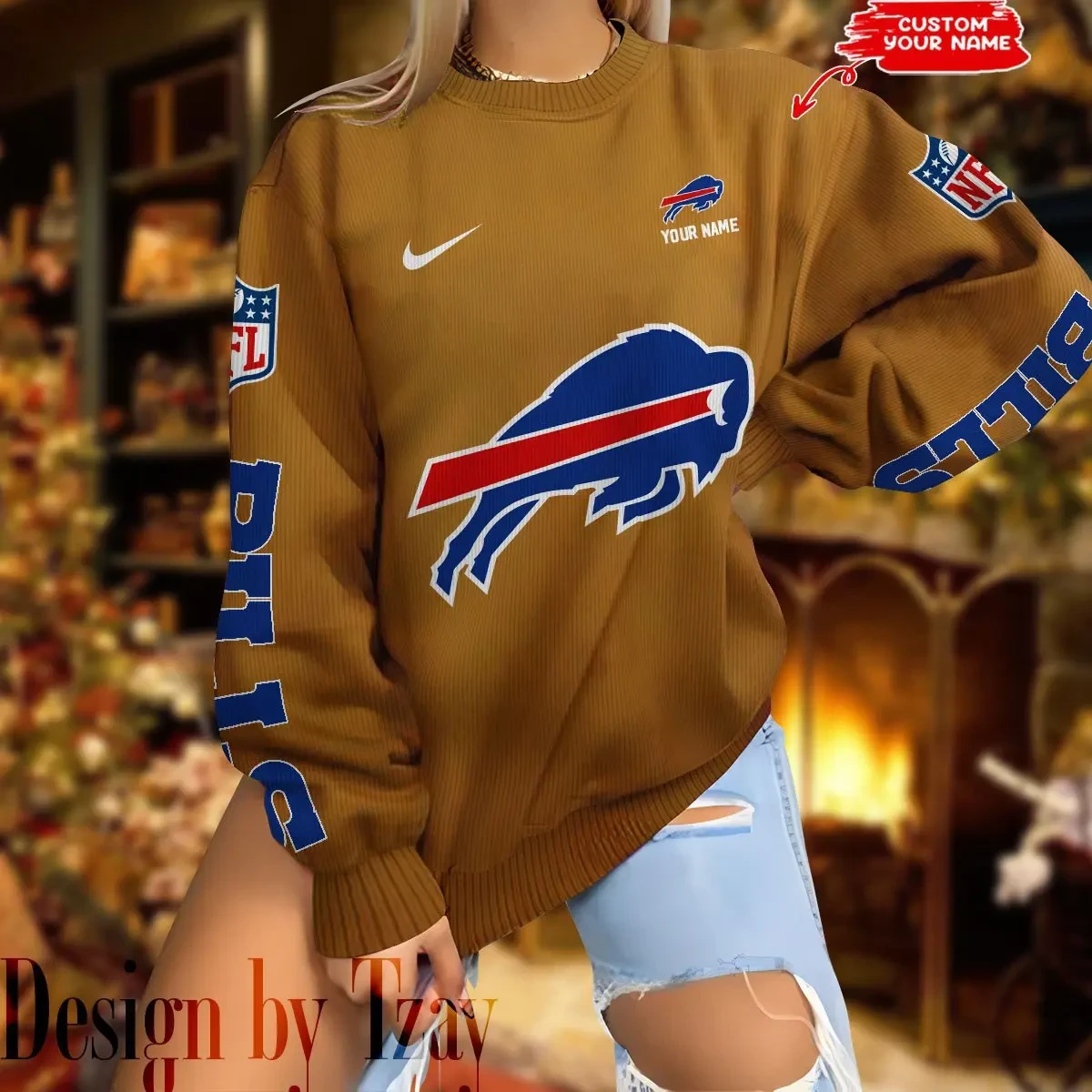 Buffalo Bills New Woolen Sweater PBOAVB5