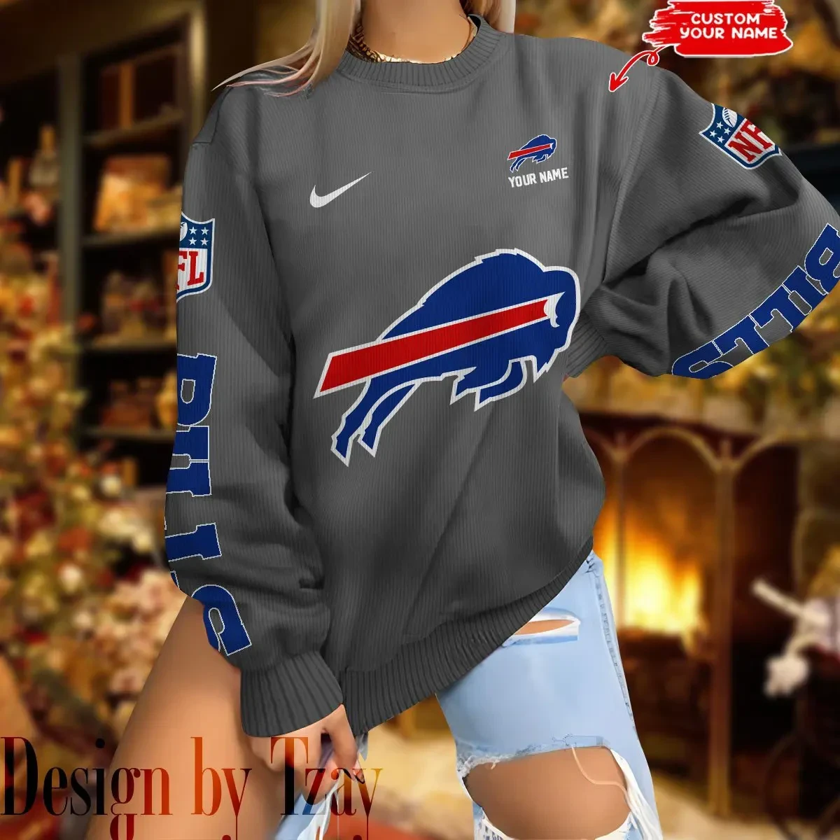 Buffalo Bills New Woolen Sweater PBOAVB5