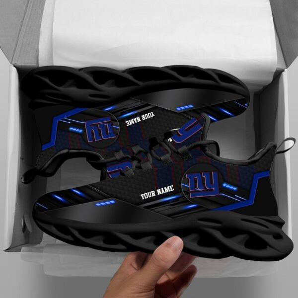 New York Giants Personalized Yezy Running Sneakers