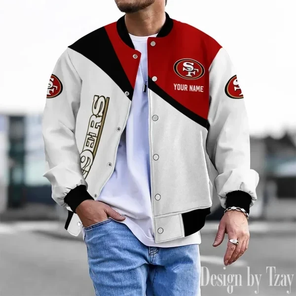 San Francisco 49ers Unisex Exclusive Styles Varsity Jacket PB5X3S6