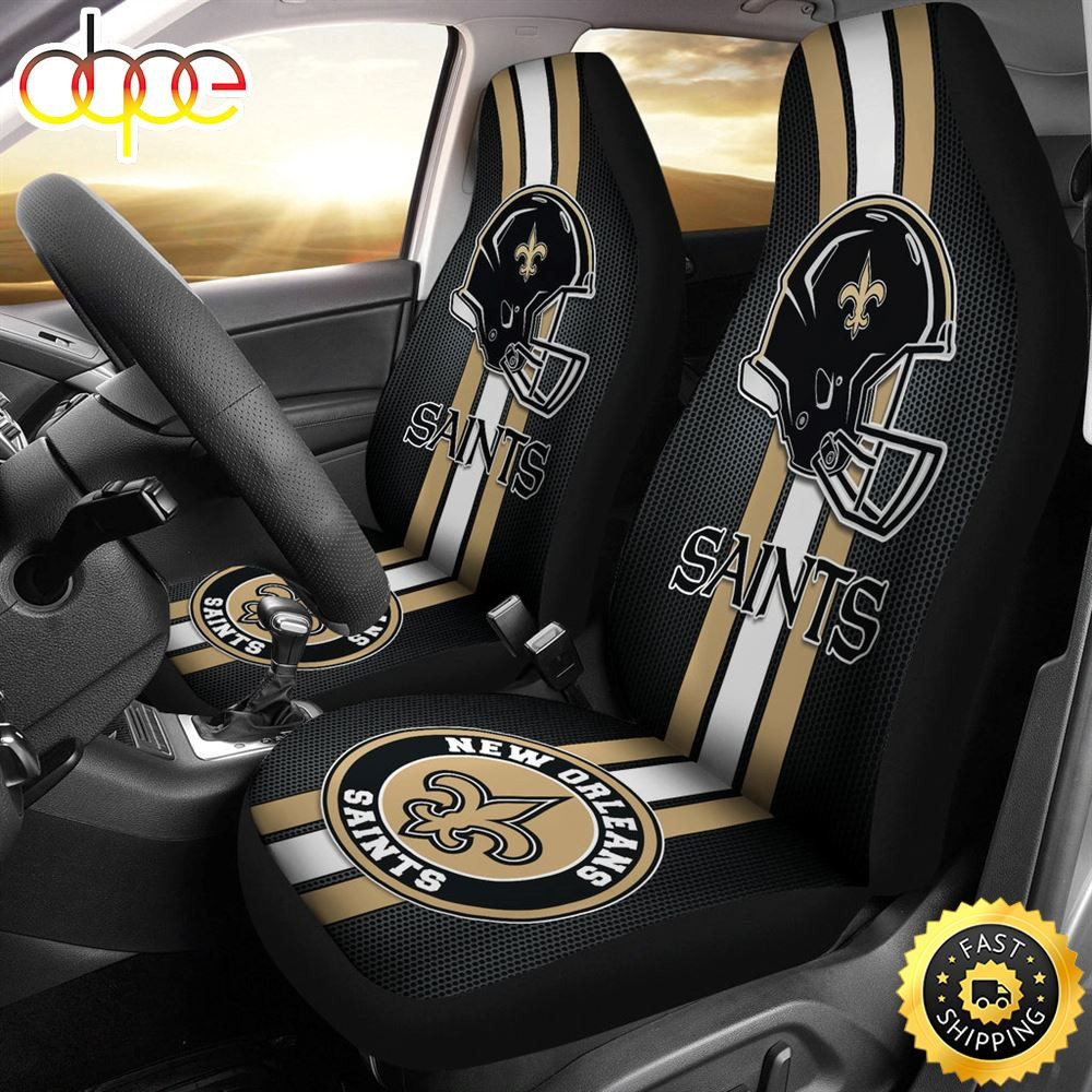 New Orleans Saints Car Seat Covers American Football Helmet Car Accessories