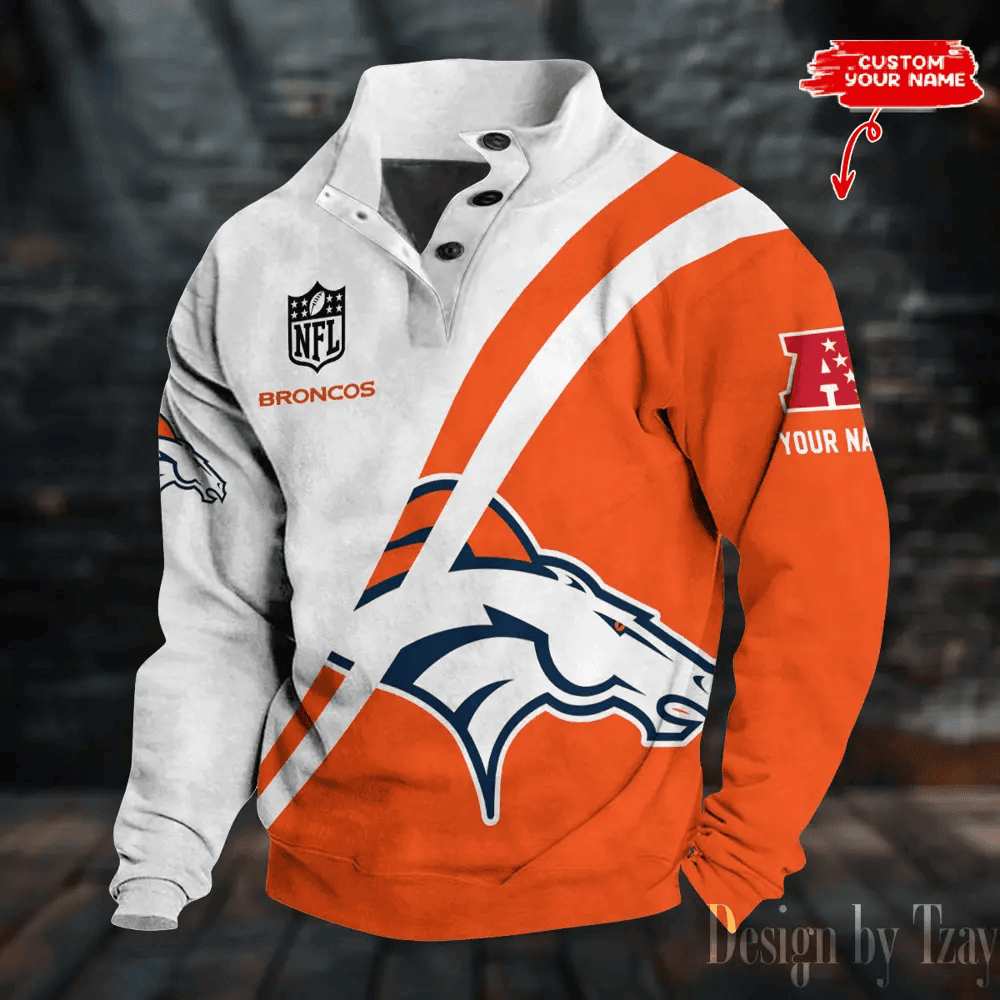 Denver Broncos Sports Print Sweatshirt S9DBSCH773