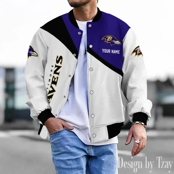 Baltimore Ravens Unisex Exclusive Styles Varsity Jacket PBE33TJ